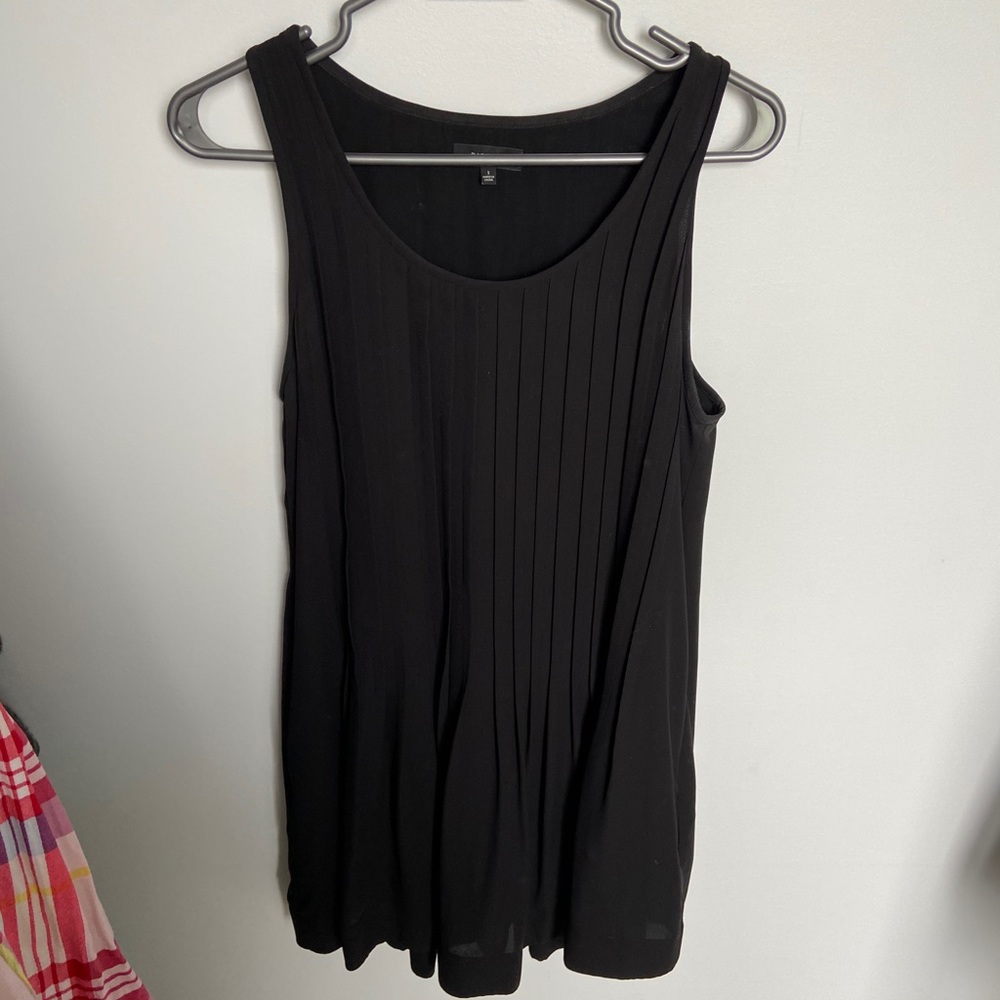Aritzia Pleated Chiffon Dress